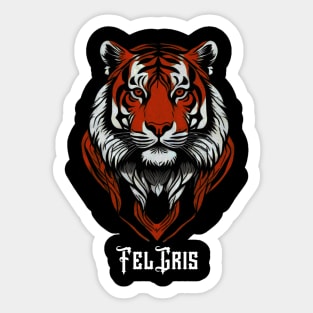 Felgris Tiger Head Sticker